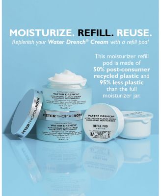Water Drench Hyaluronic Cloud Cream Hydrating Refillable Moisturizer 1.7 oz.