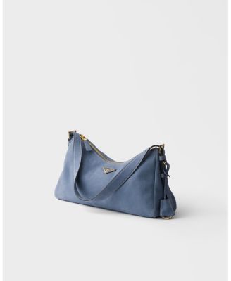 Aimee Large Nubuck Leather Shoulder Bag