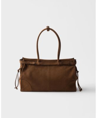 Bonnie Large Convertible Suede Shoulder Handbag