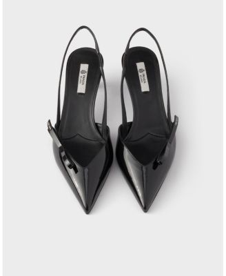  Women's Patent Leather Slingback Pumps