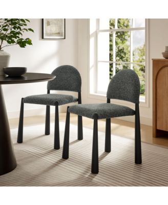  Hayley Upholstered Fabric Dining Side Chair