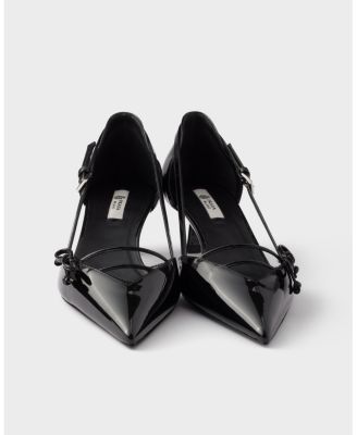  Women's Open-Side Leather Pumps