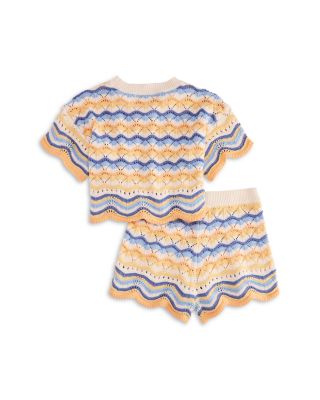 Girls' Sunnie Cropped Top & Shorts Cover-Up Set - Little Kid, Big Kid
