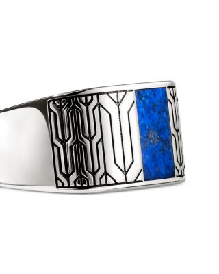Sterling Silver Lapis Lazuli Icon 50 Signet Ring