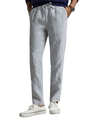 Lateef Slim Tapered Fit Linen Pants