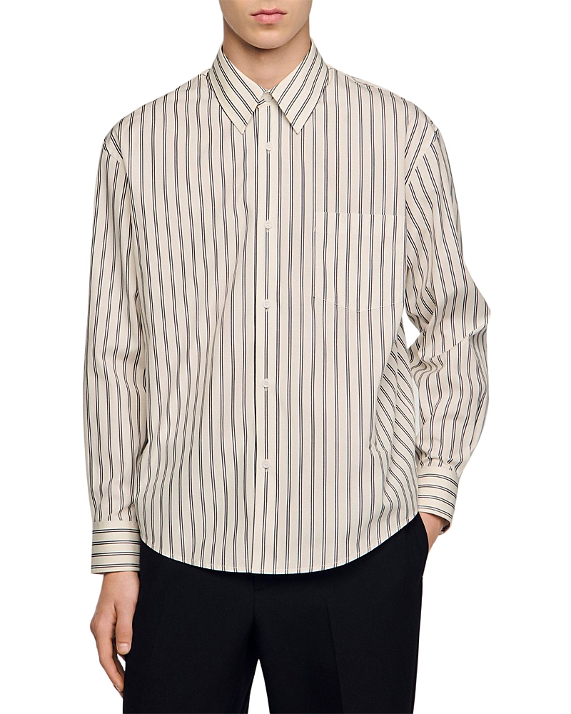 Sandro Striped Cotton Shirt