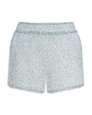 Ashley Tweed Fringe Shorts
