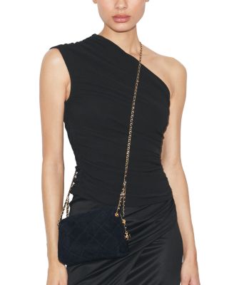 Fleming Quilted Suede Crossbody Bag