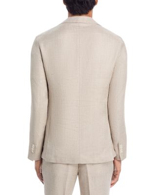 Hanry Linen & Lyocell Hopsack Slim Fit Unstructured Suit Jacket"