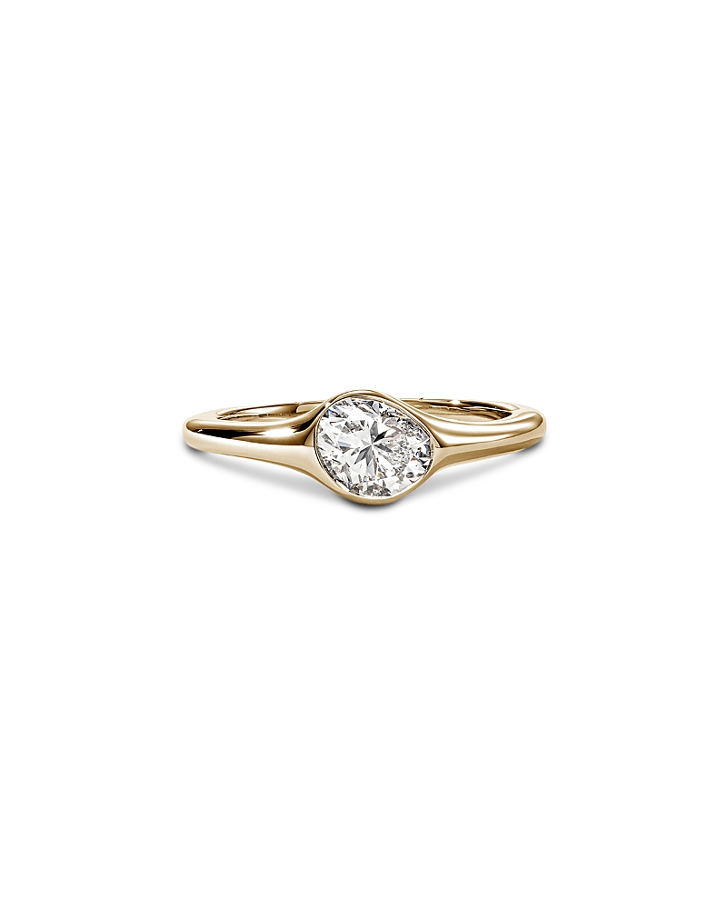 John Hardy 14K Yellow Gold Jh Lovestruck Lab Grown Diamond Oval Solitaire Ring