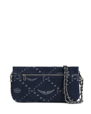 Rock ZV Monogram Denim Clutch