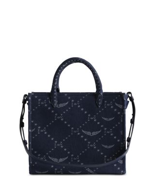 Angel ZV Monogram Denim Tote