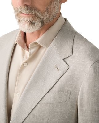 Crossover Wool Linen & Silk Jacket