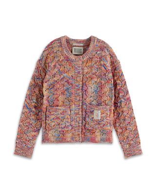 Girls' Multicolor Oversized Cardigan - Little Kid, Big Kid