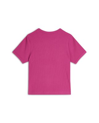 Girls' Seasonal Core Ribbed Slim Fit Tee - Little Kid, Big Kid