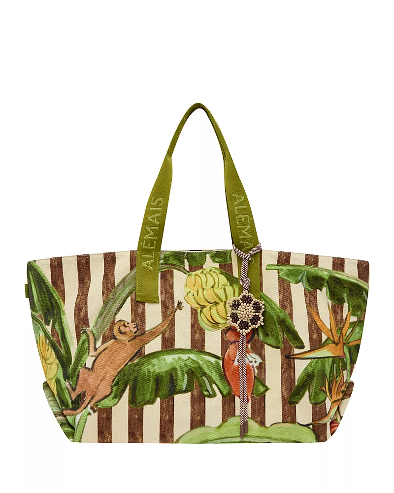 Alemais Toucan Tango Canvas Beach Tote