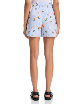 Embroidered Embellished Shorts