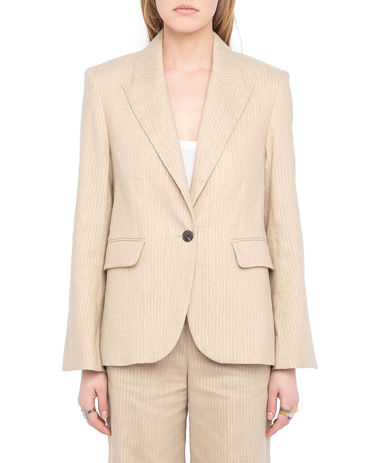 Zadig & Voltaire Vavy Tailleur Pinstripe Blazer