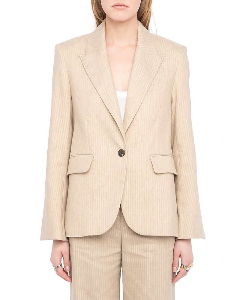 Zadig & Voltaire Vavy Tailleur Pinstripe Blazer