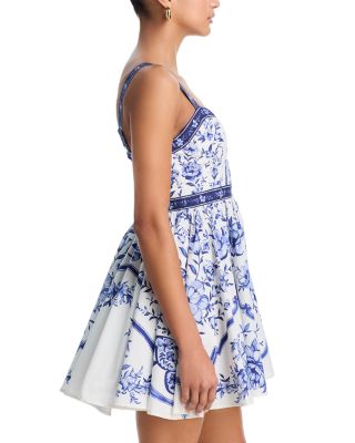 Porcelain Garden Mini Dress