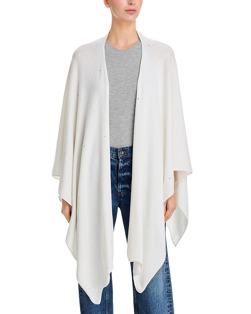Carolyn Rowan Accessories Scattered Crystal Cotton & Cashmere Ruana