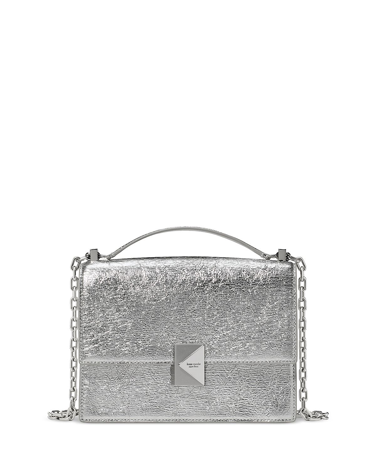 kate spade new york Deco Crinkle Metallic Leather Crossbody