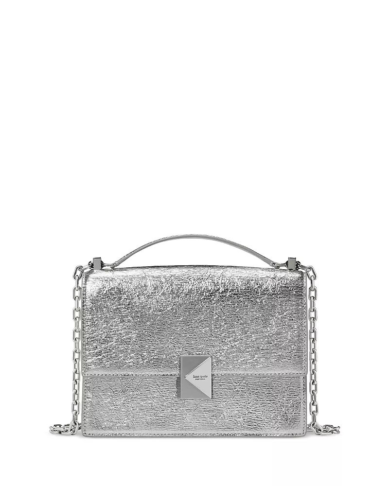 kate spade new york Deco Crinkle Metallic Leather Crossbody