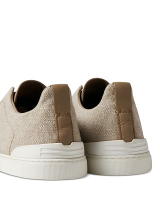 Men's Cotton Linen & Leather Triple Stitch™