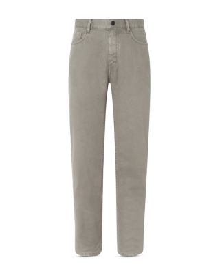 Slim Fit Stretch Cotton and Linen Roccia Jeans