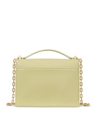 Deco Pebbled Leather Small Chain Shoulder Bag 