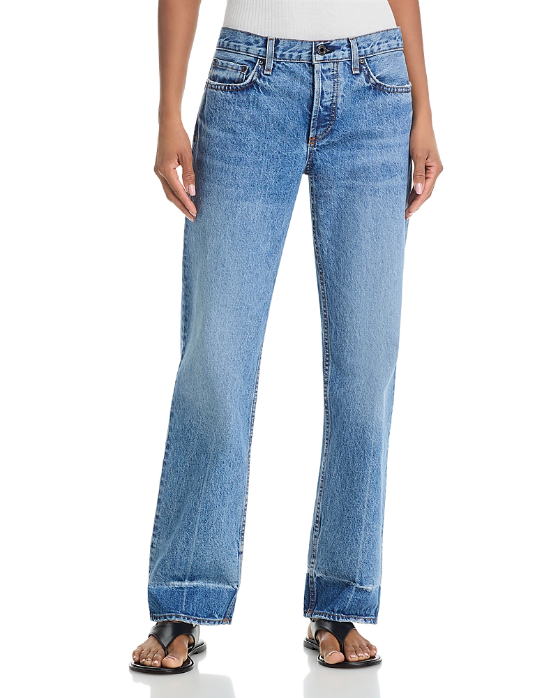 Askk Ny Cruiser Low Rise Straight Jeans in Wake