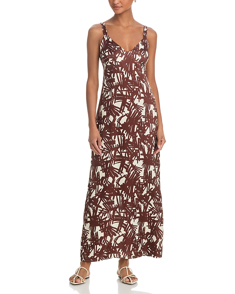rag & bone Aubrey Printed Maxi Slip Dress