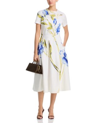 Floral Print Midi Dress