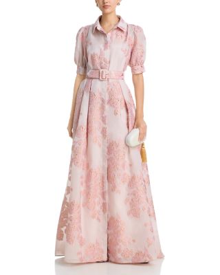 Metallic Jacquard Gown