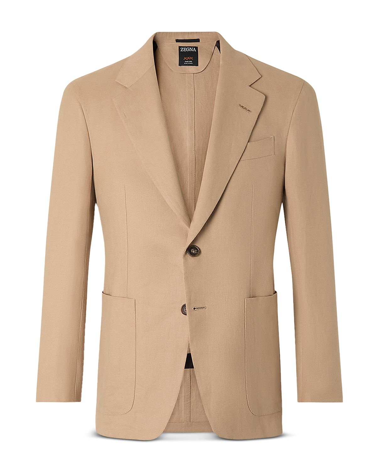 Zegna Oasi Lino Blue Flower Jacket