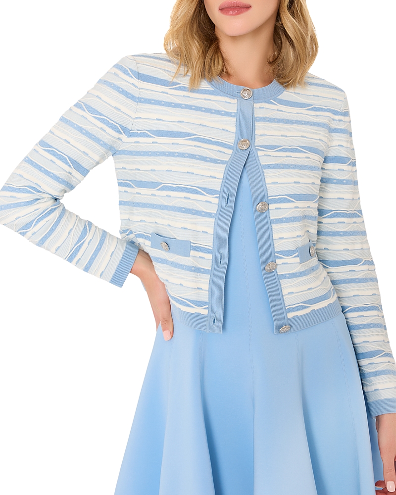 Milly Skye Striped Cardigan