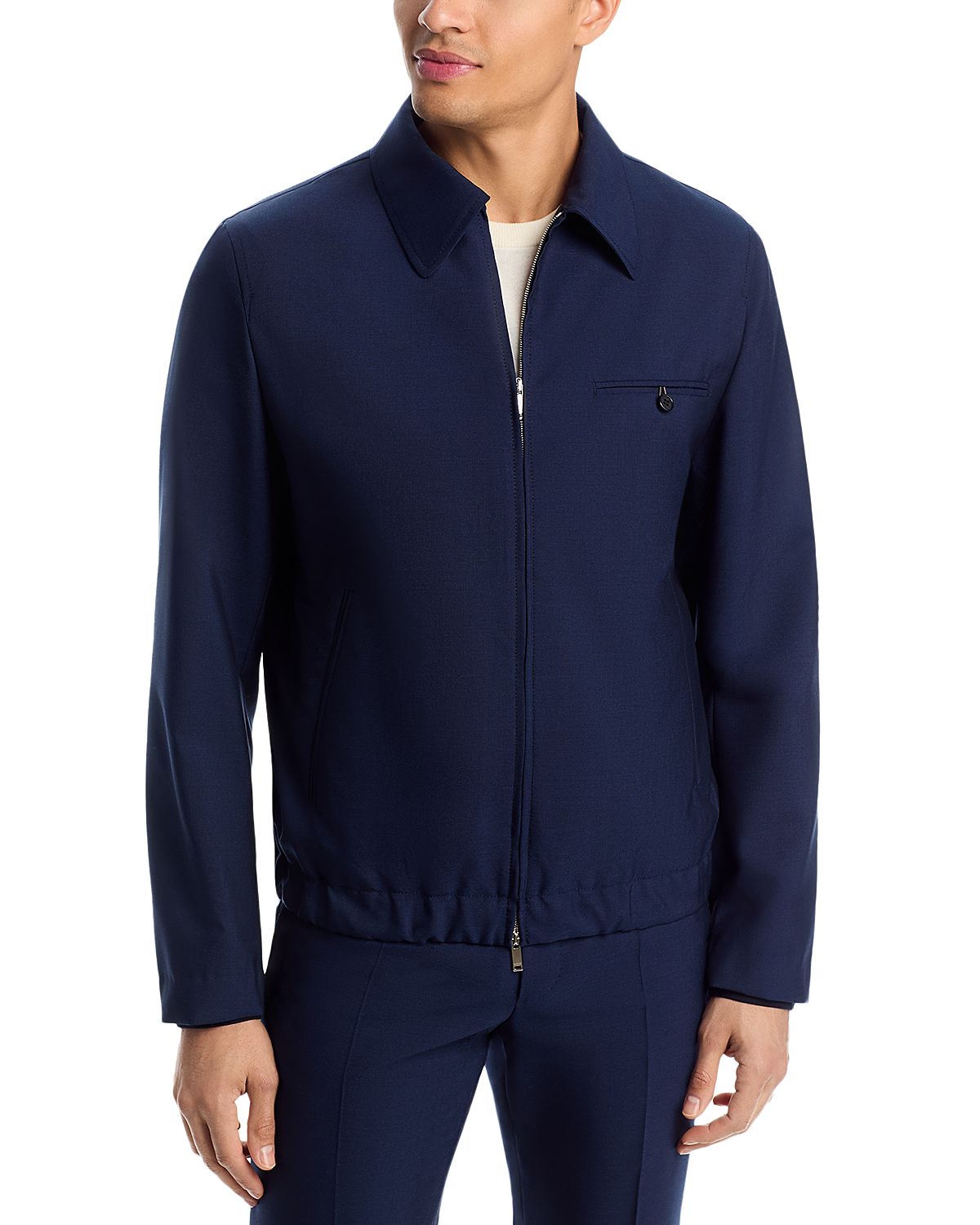 Slowear Wool Zip Blouson Jacket