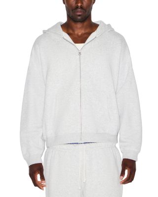 Relaxed Fit Zip Up Hoodie