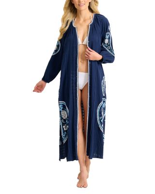 Mykonos Embroidered Dress Swim Cover-Up