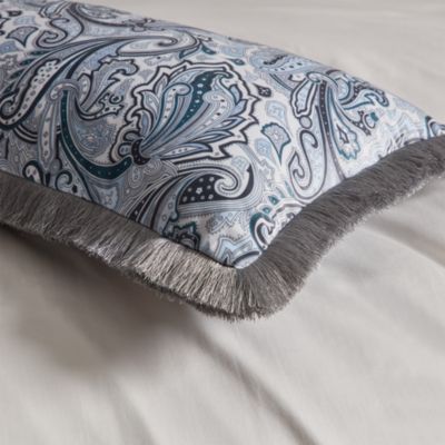 Paisley Fringe Decorative Pillow, 12" x 20"