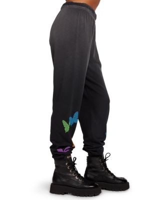 Hezly Tanzy Neon Stud Butterflies Jogger