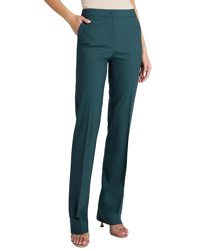 Santorelli Amara Wool Stretch Straight Leg Pant