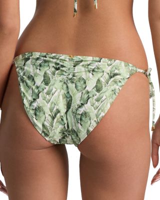 x Alice and Olivia Triangle Bikini Top & Side Tie Bikini Bottom