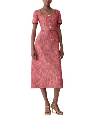 Square Neck A Line Dress