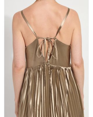 Lauren Pleated Midi Dress