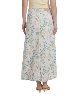 X HD Printed A Line Skirt