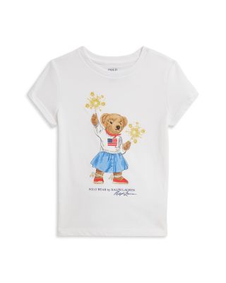 Girls' Polo Bear Cotton Jersey Tee - Little Kid