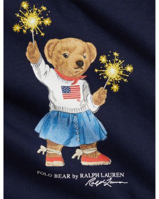 Girls' Polo Bear Tiered Cotton Dress & Bloomer - Baby