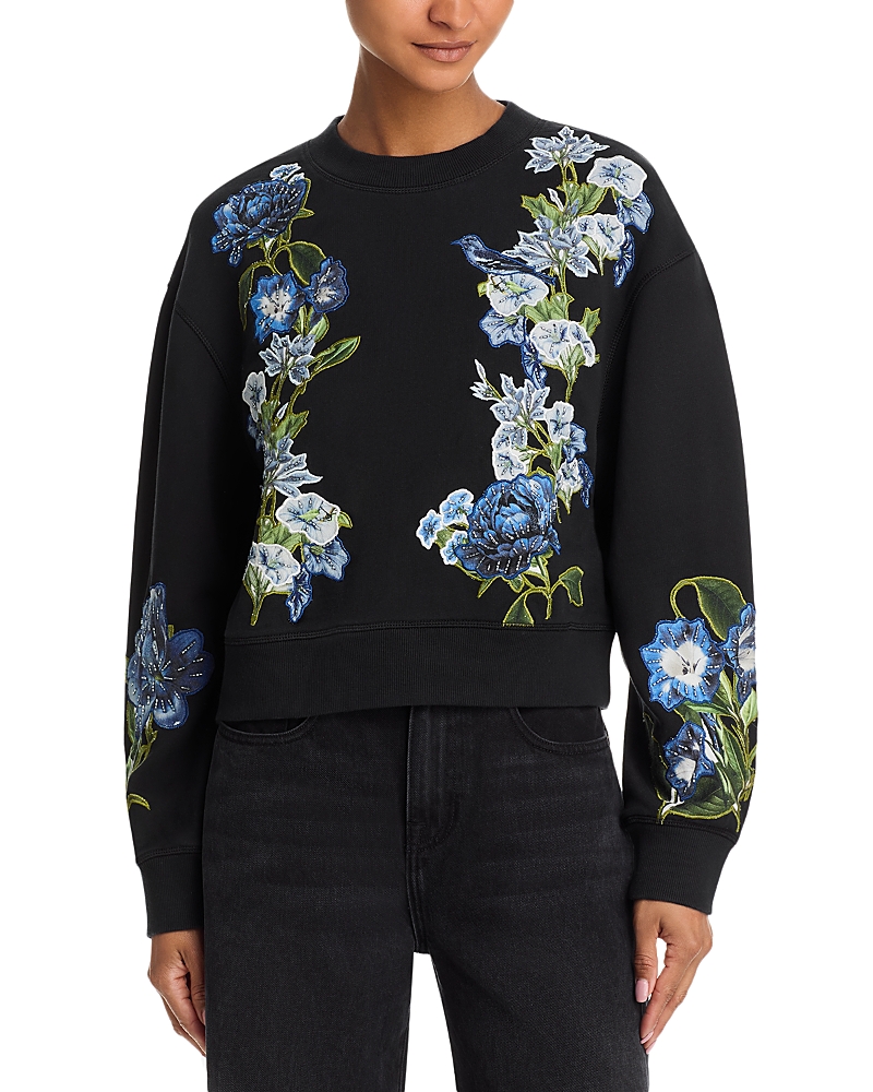 Alice and Olivia Russell Embellished Sweatshirt
