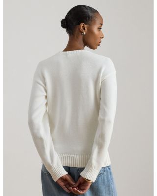 Intarsia Knit Golden Retriever Sweater